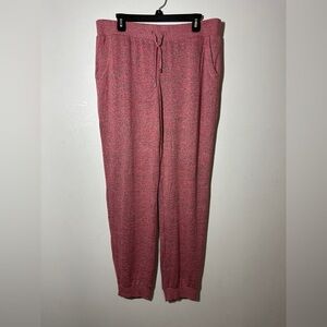 Chico’s Zenergy Tie Elastic Waist Joggers with Pockets Size 2 (12-14) Cozy Soft